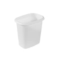 Eco-Friendly Rubbermaid Vanity Trash Can/Wastebasket 1.5-Gallons/6-Quarts White for Kit