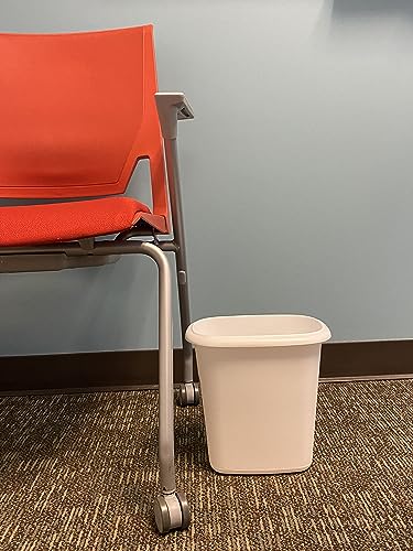 Eco-Friendly Rubbermaid Vanity Trash Can/Wastebasket 1.5-Gallons/6-Quarts White for Kit