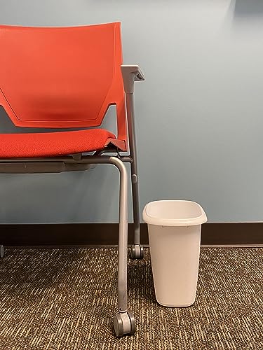 Eco-Friendly Rubbermaid Vanity Trash Can/Wastebasket 1.5-Gallons/6-Quarts White for Kit
